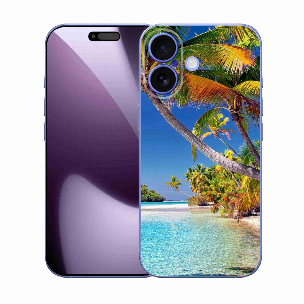 Zselés borítás mmCase iPhone 17 készülékhez - tengerparti strand