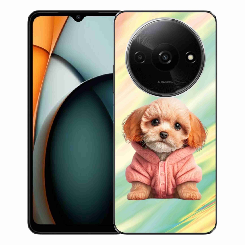 Gél borítás mmCase a Xiaomi Redmi A3-hoz - pulóveres kiskutya