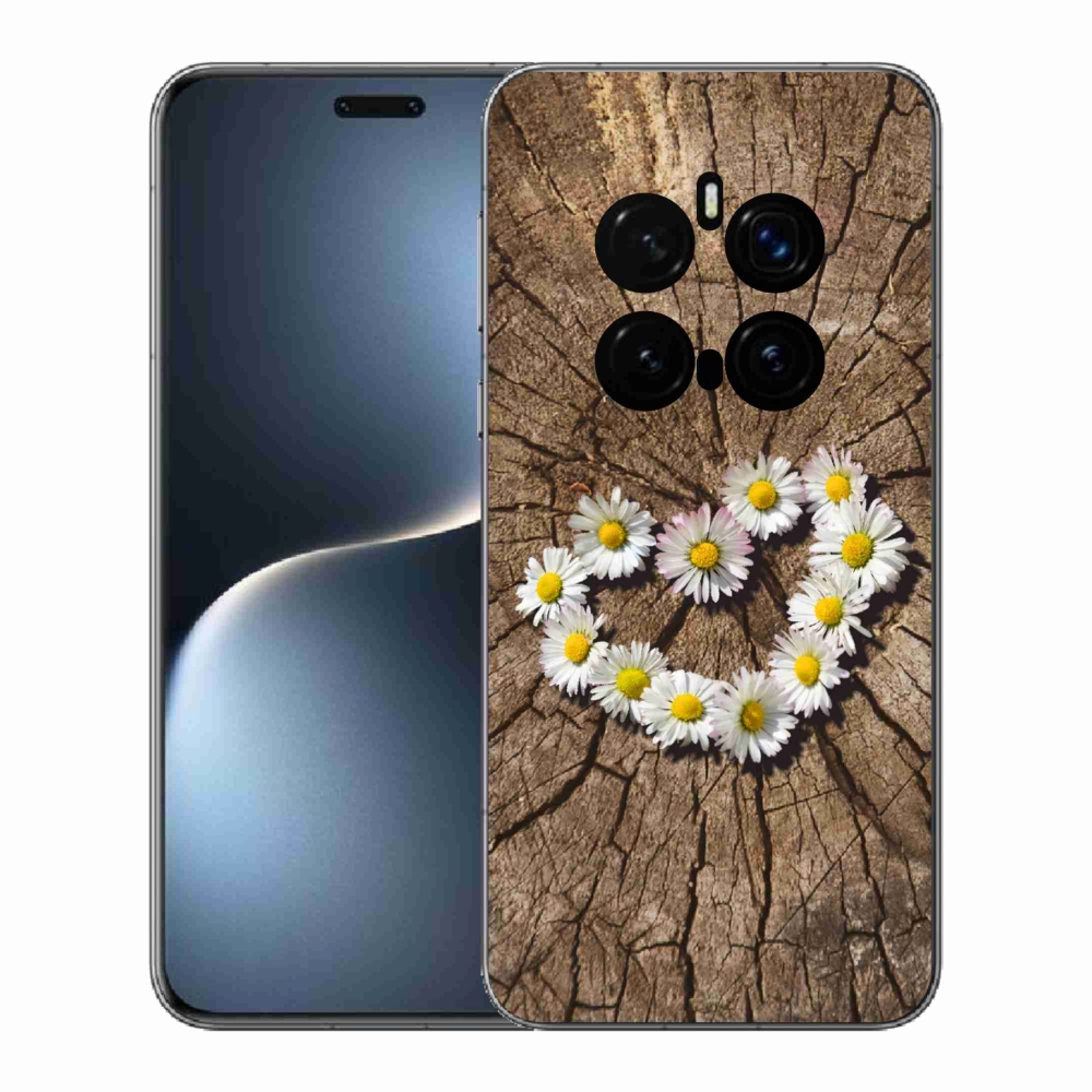 Gél borítás mmCase a Honor Magic 7 Pro 5G számára - Százszorszép szív