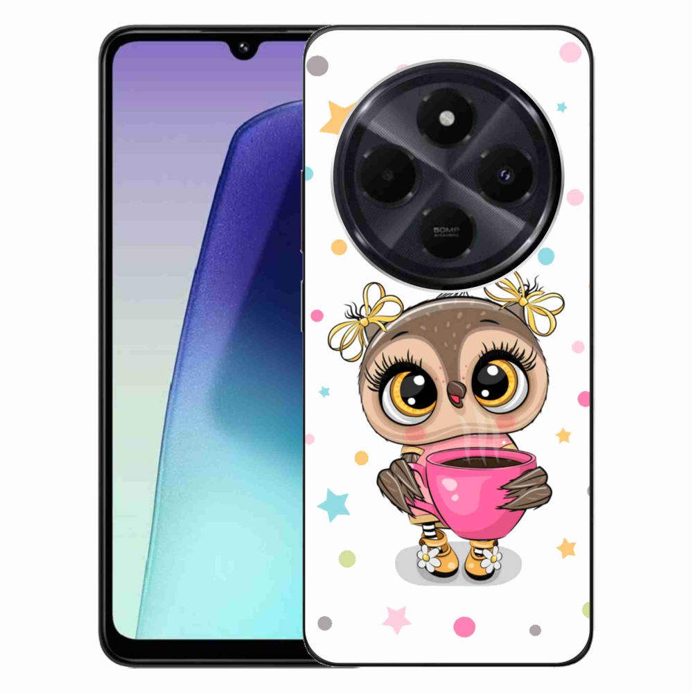 Gél borítás mmCase a Xiaomi Redmi 14C/Poco C75 számára - rajzfilm bagoly