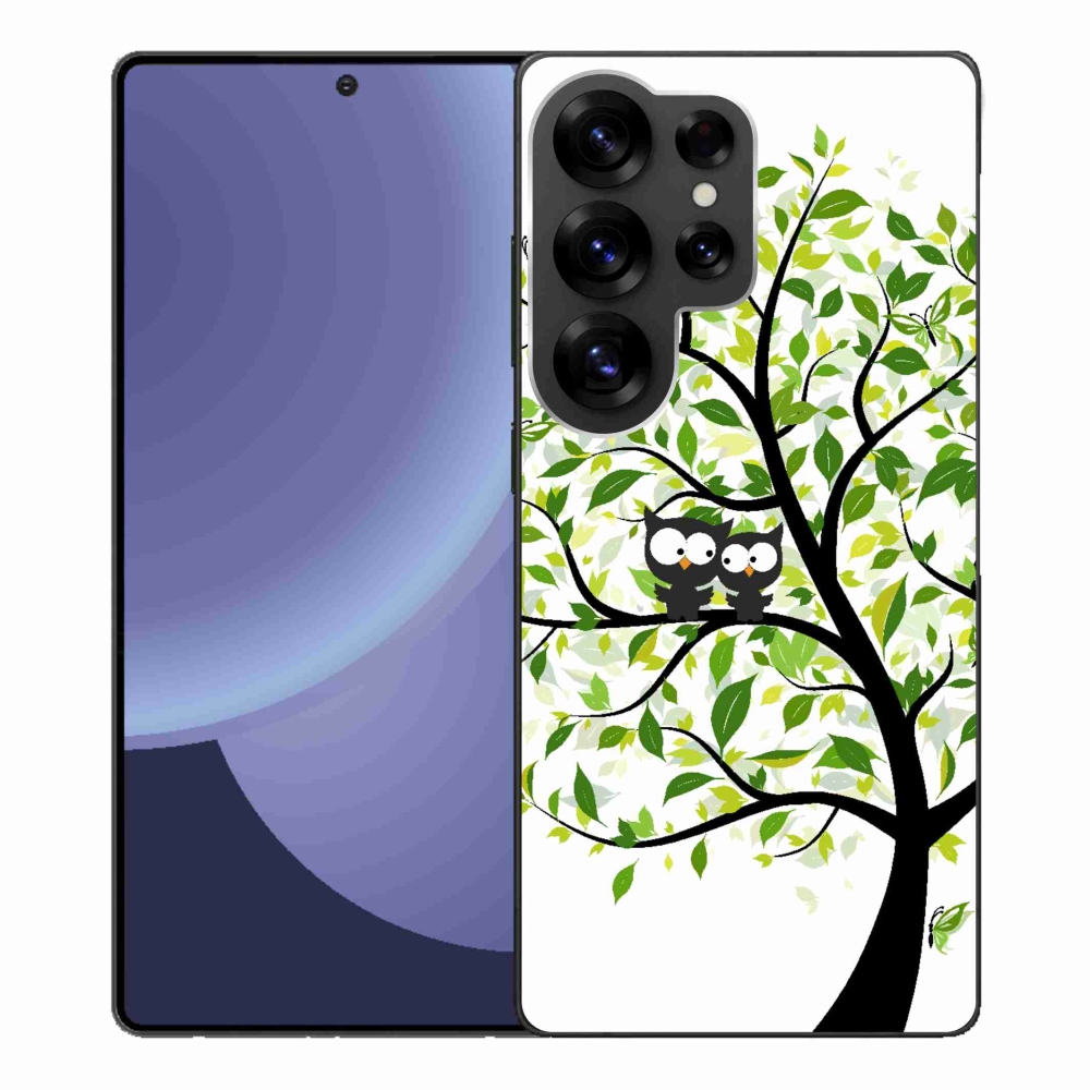 Gél borító mmCase Samsung Galaxy S25 Ultra készülékhez - baglyok a fán