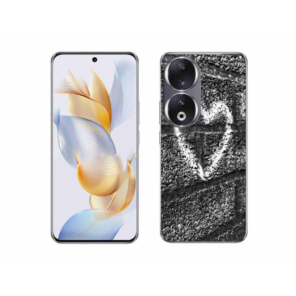 Zselés borítás mmCase a Honor 90-hez - szív a falon