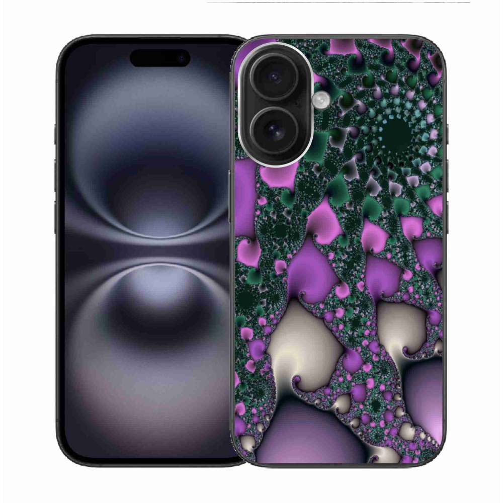 Zselés borítás mmCase iPhone 16 - absztrakt 7 készülékhez