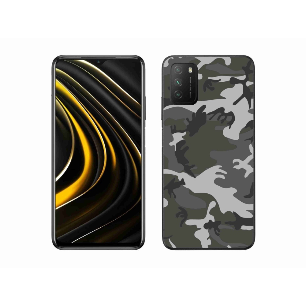 Gél borítás mmCase a Xiaomi Poco M3 készülékhez - álcázó mintás