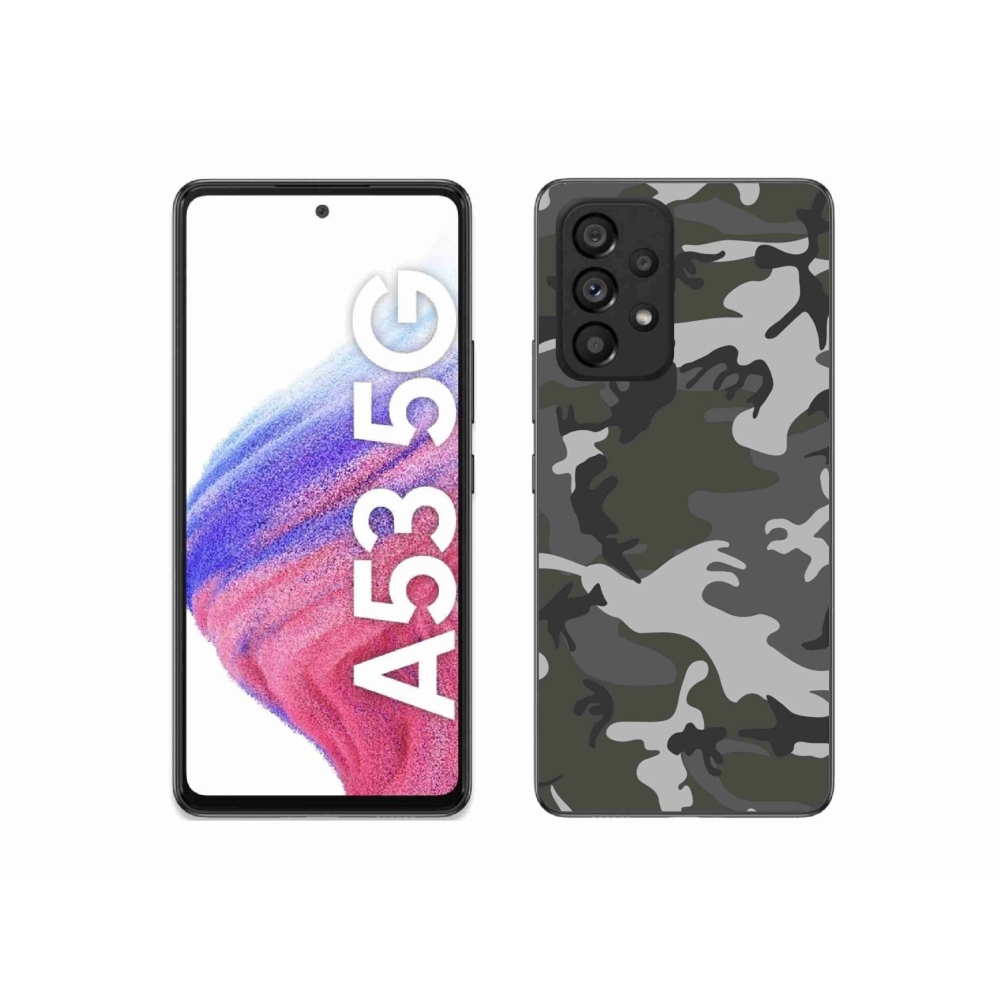 Gél védőhuzat mmCase Samsung Galaxy A53 5G - terepszínű mintázatú tokhoz