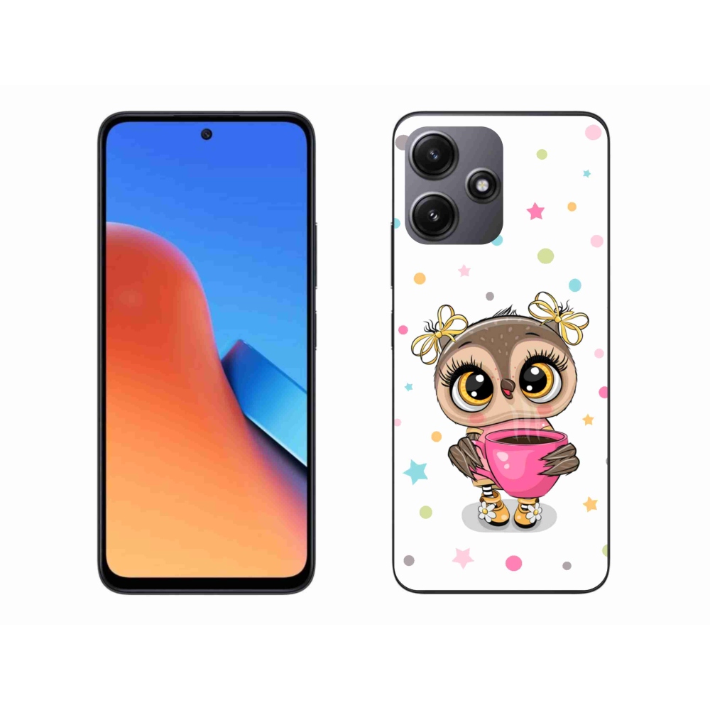 Gél borítás mmCase a Xiaomi Redmi 12 5G számára - rajzfilm bagoly