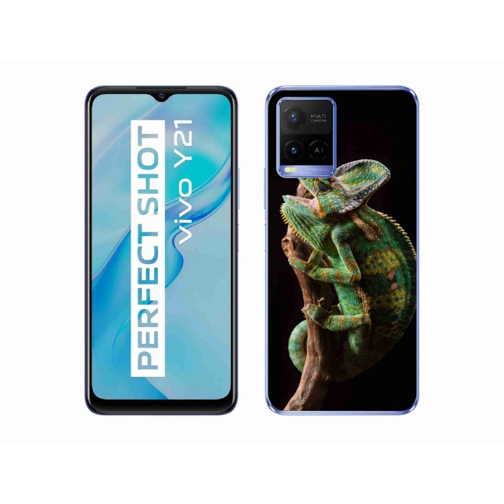 Zselés borítás mmCase a Vivo Y21/Y21s/Y33s készülékhez - kaméleon