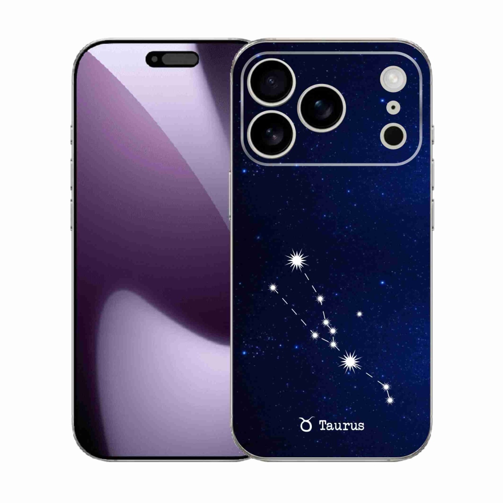 Zselés borítás mmCase iPhone 17 Pro készülékhez - Bika csillagkép