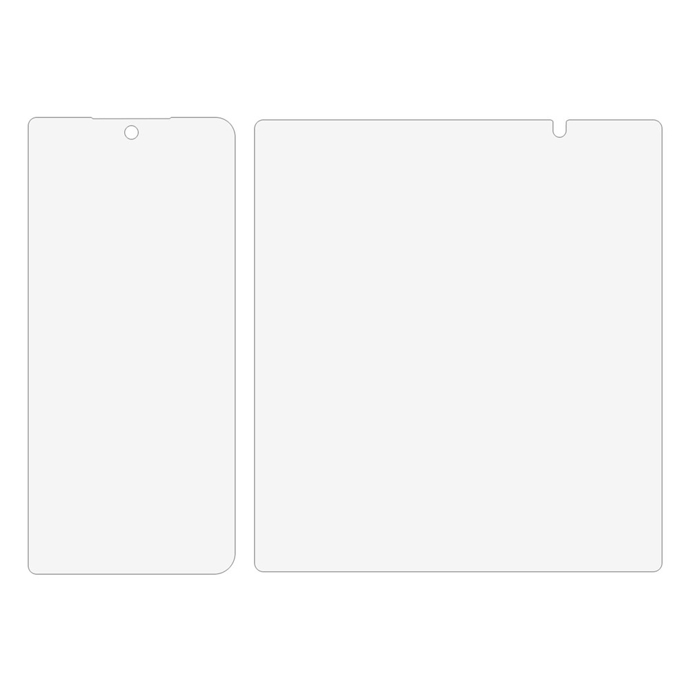 Szett védőfólia belső + elülső teljes képernyő matt a Honor Magic V5-hez