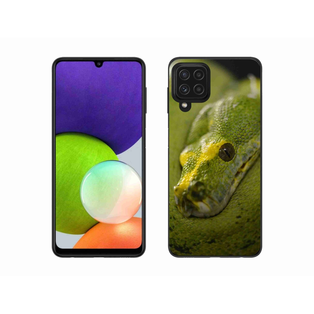 Gél védőburkolat mmCase Samsung Galaxy A22 4G - kígyó 2