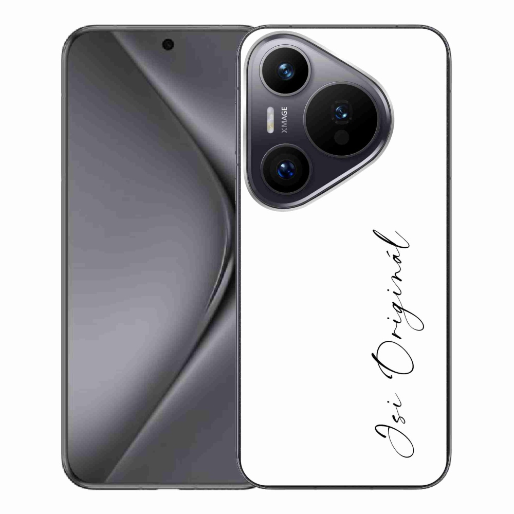 Gél borító mmCase a Huawei Pura 70 Pro - te vagy az eredeti fehér háttér