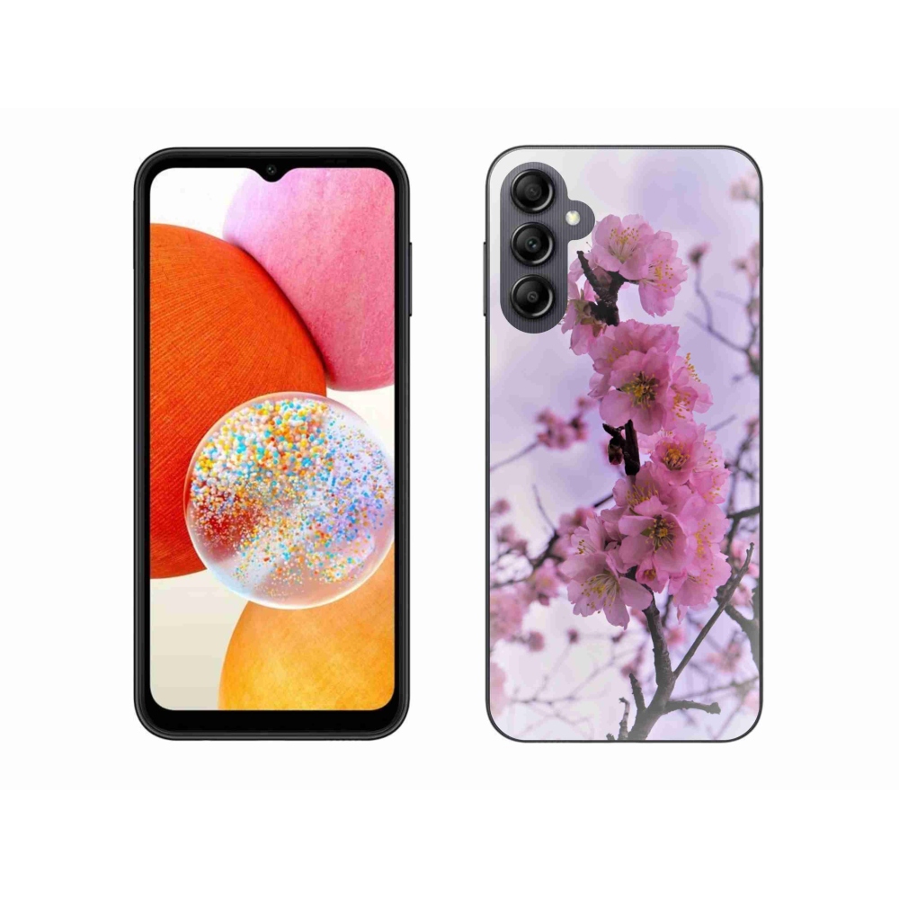 Gél borító mmCase Samsung Galaxy A14 4G/5G - virágok 7