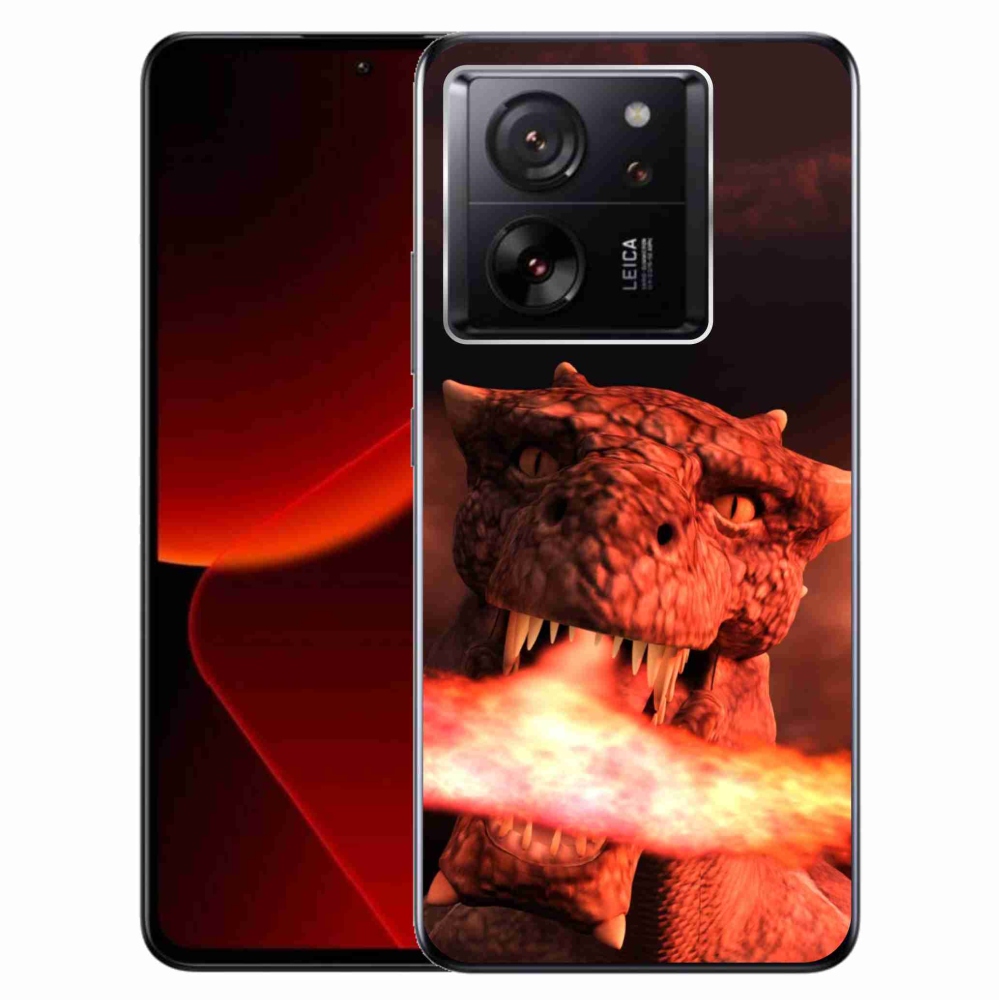 Zselés borítás mmCase a Xiaomi 13T/13T Pro számára - sárkány