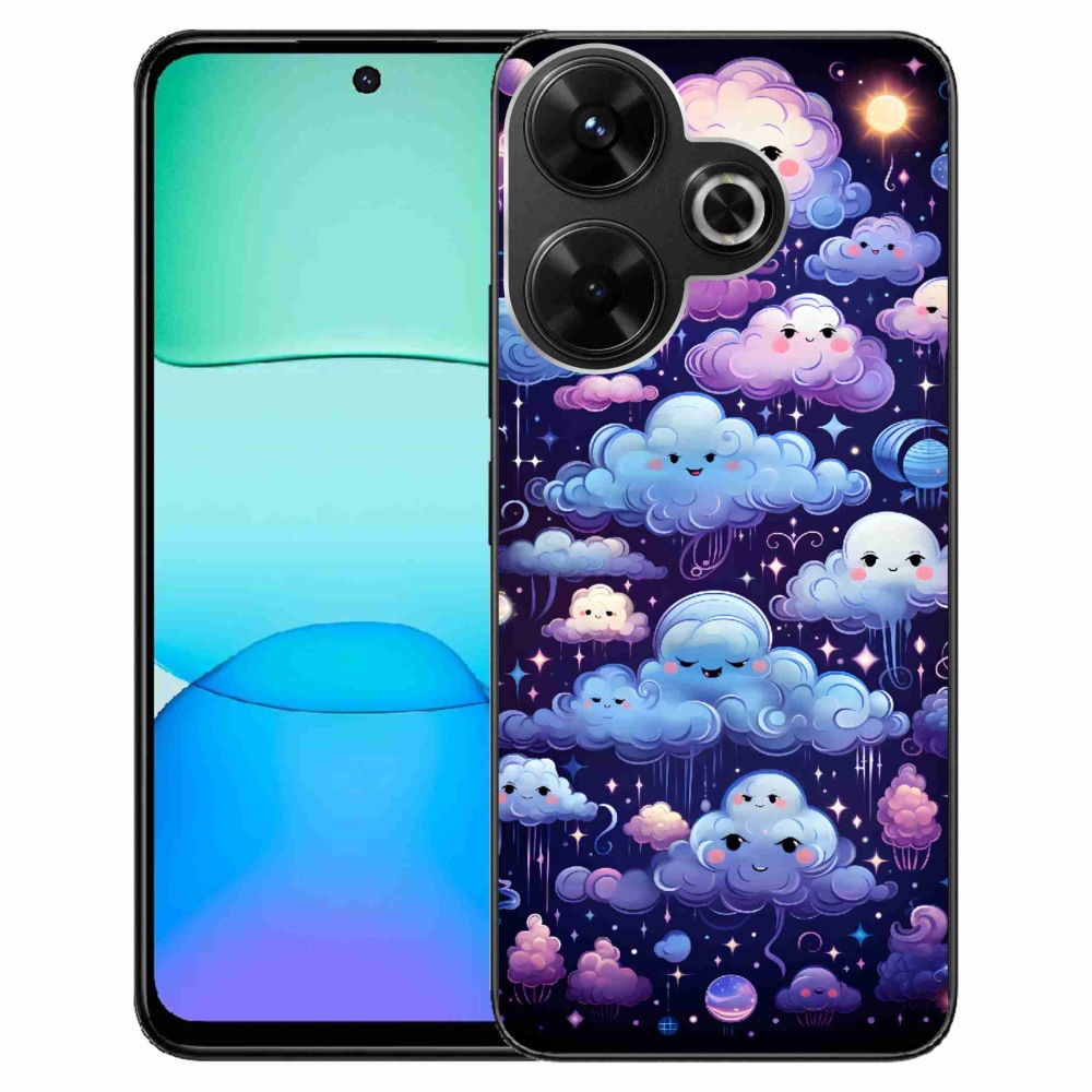 Gél borítás mmCase a Xiaomi Redmi 13 4G/Poco M6 4G - felhőkhöz