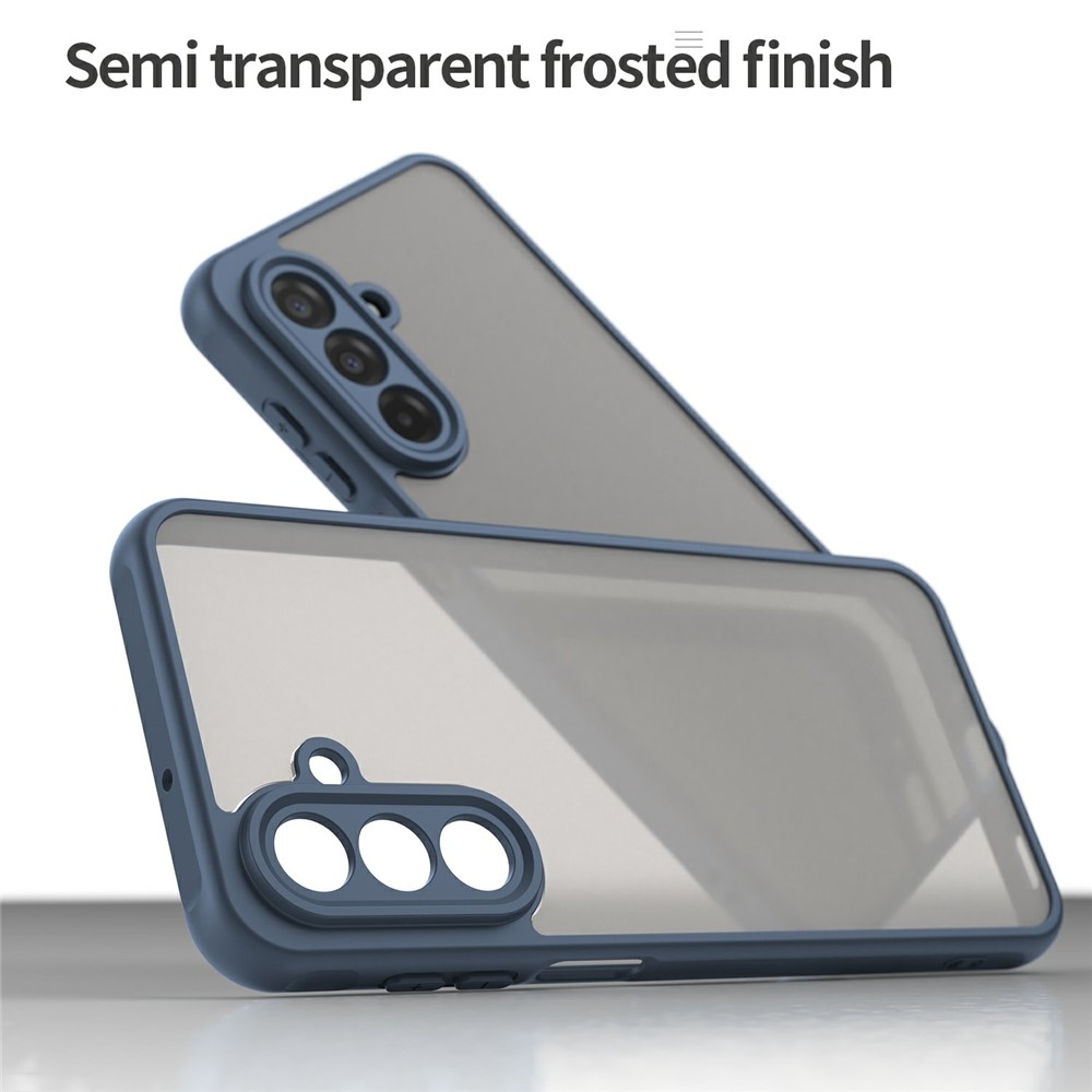 Zselés tok kemény hátlappal Samsung Galaxy A17 4G/5G - kék