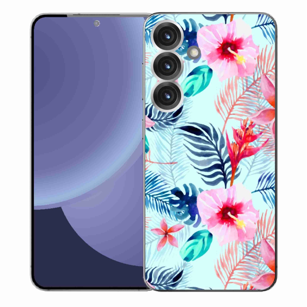 Gél védőhuzat mmCase Samsung Galaxy S25+ - virágok