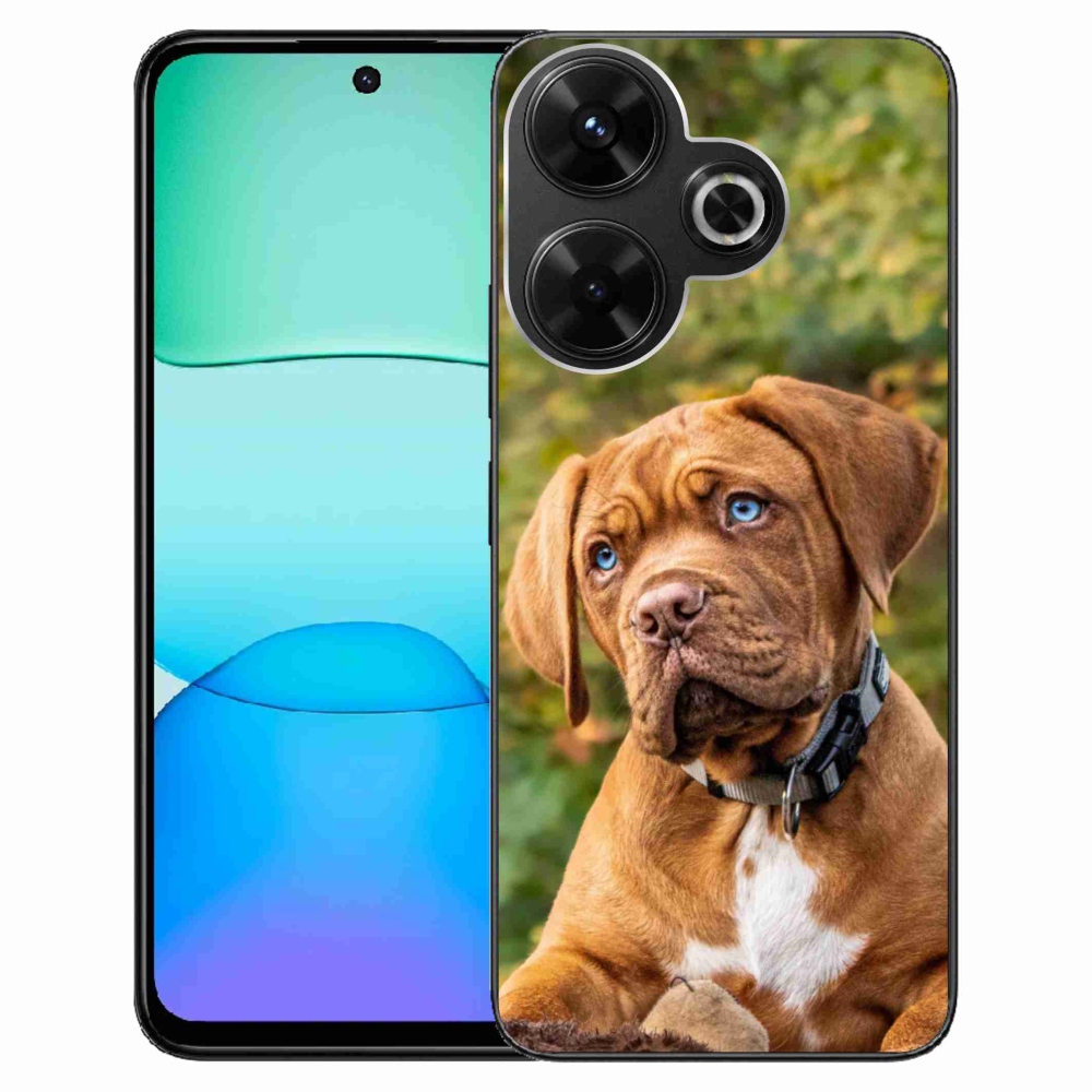 Gél borítás mmCase a Xiaomi Redmi 13 4G/Poco M6 4G - kölyökkutyakékhez