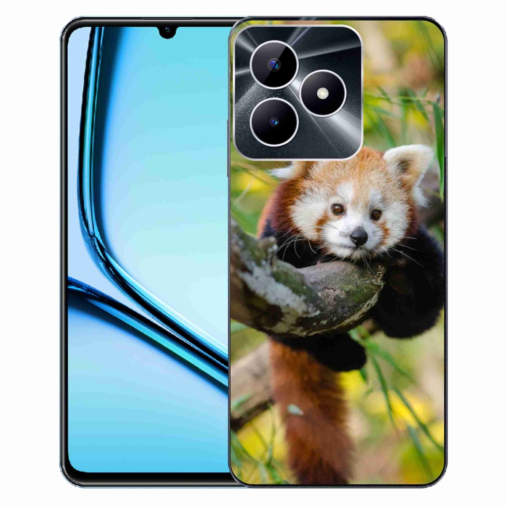 Zselés borító mmCase a Realme Note 50 készülékhez - pandavörös