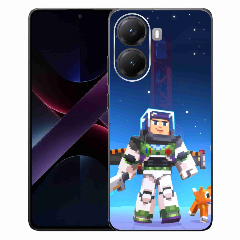 Gél borítás mmCase a Xiaomi Poco X7 Pro 5G számára - minecraft 2