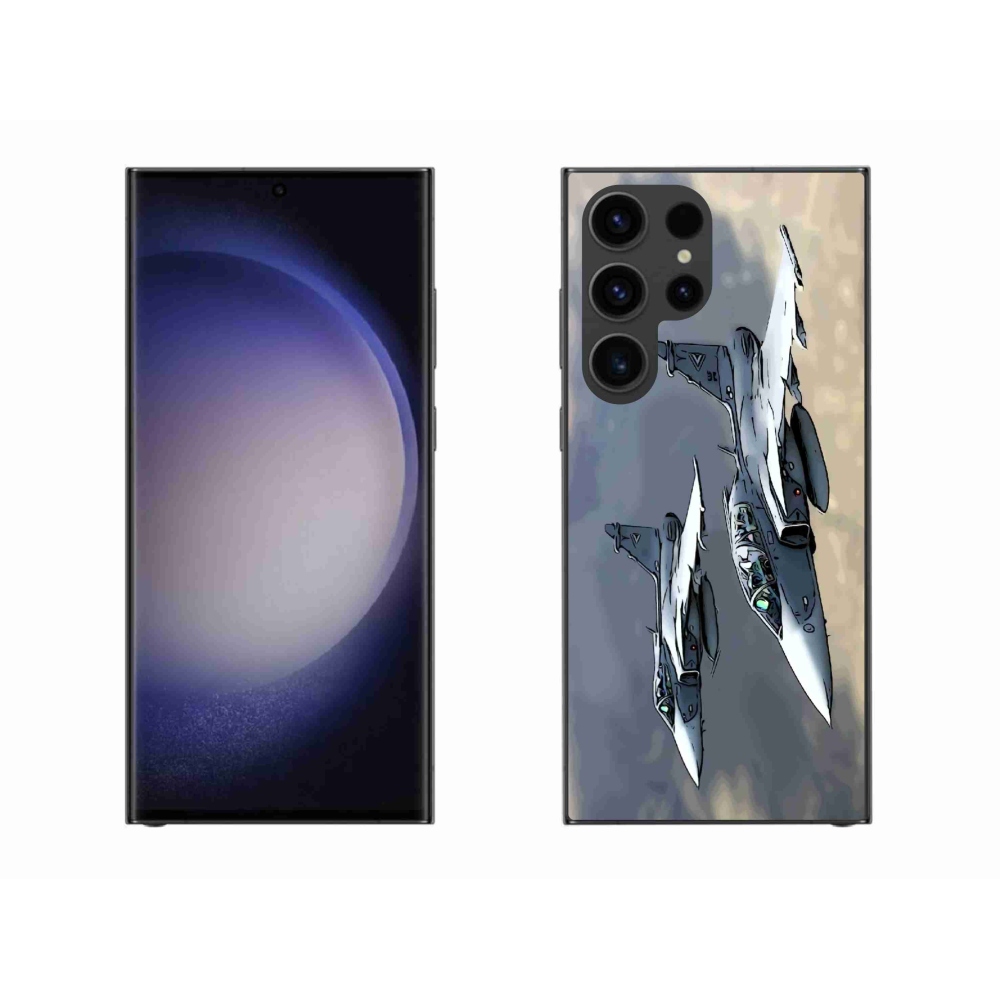 Gél borítás mmCase Samsung Galaxy S23 Ultra 5G - vadászrepülők számára