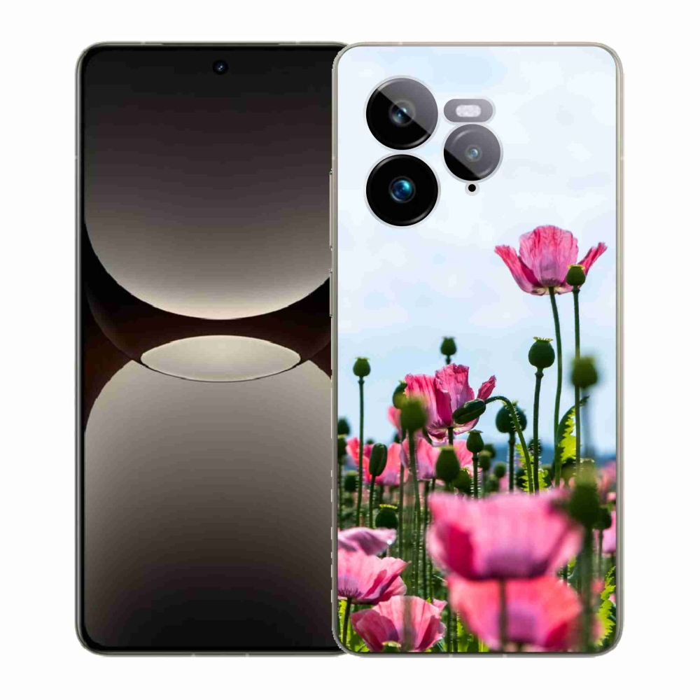 Gél borítás mmCase a Realme GT 7 Pro 5G számára - mákos színű