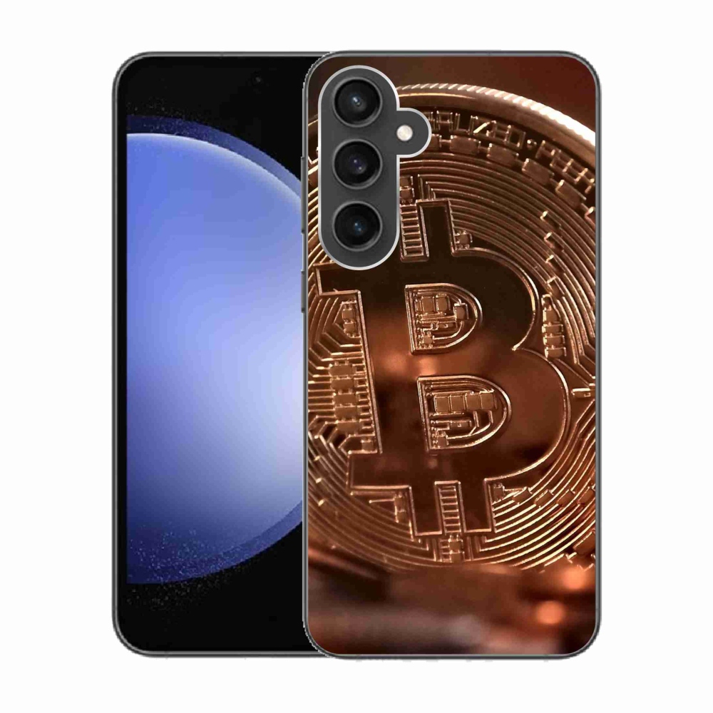 Gél borítás mmCase Samsung Galaxy S23 FE készülékhez - bitcoin