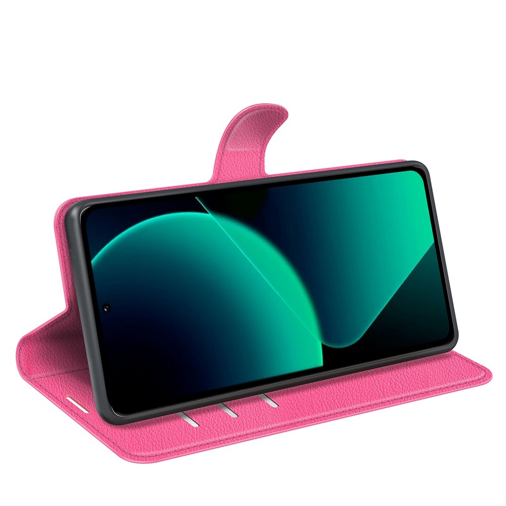 Litchi könyv tok Xiaomi 13T/13T Pro - rózsa