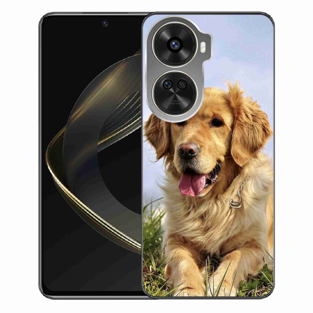 Gél tok mmCase a Huawei Nova 12 SE-hez - arany retriever