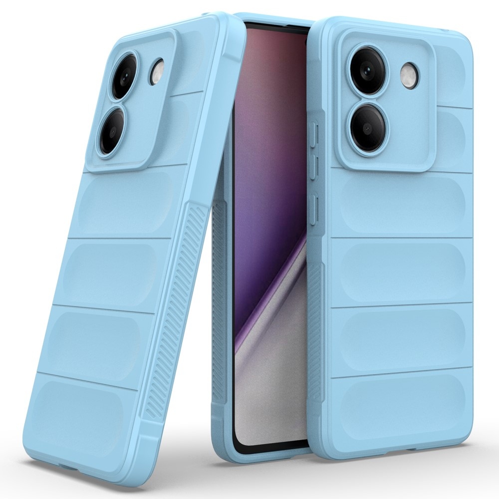 Rugg tartós zselés tok Xiaomi Poco M7 Pro 5G - világoskék színben