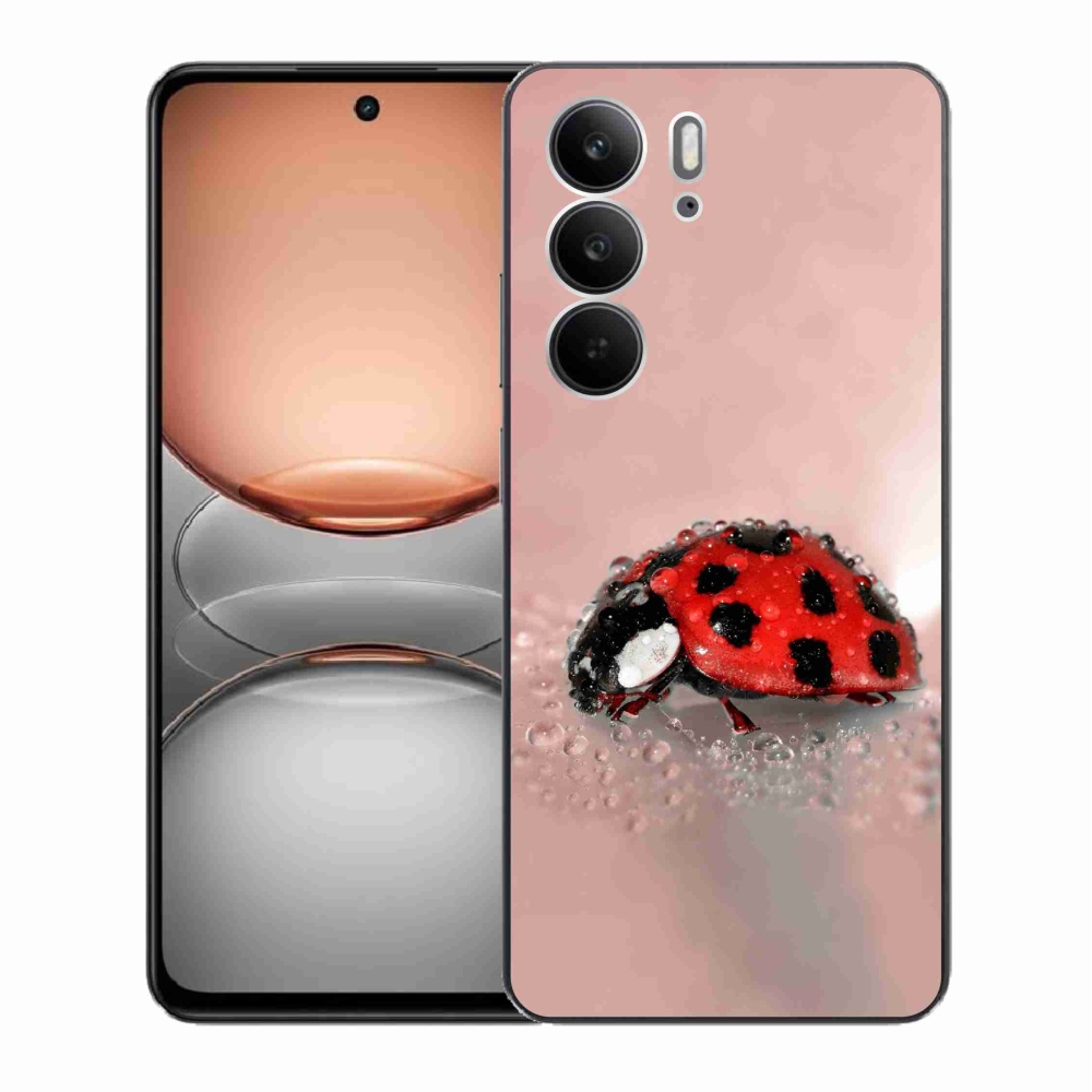 Zselés borítás mmCase a Realme C75 készülékhez - katicabogár