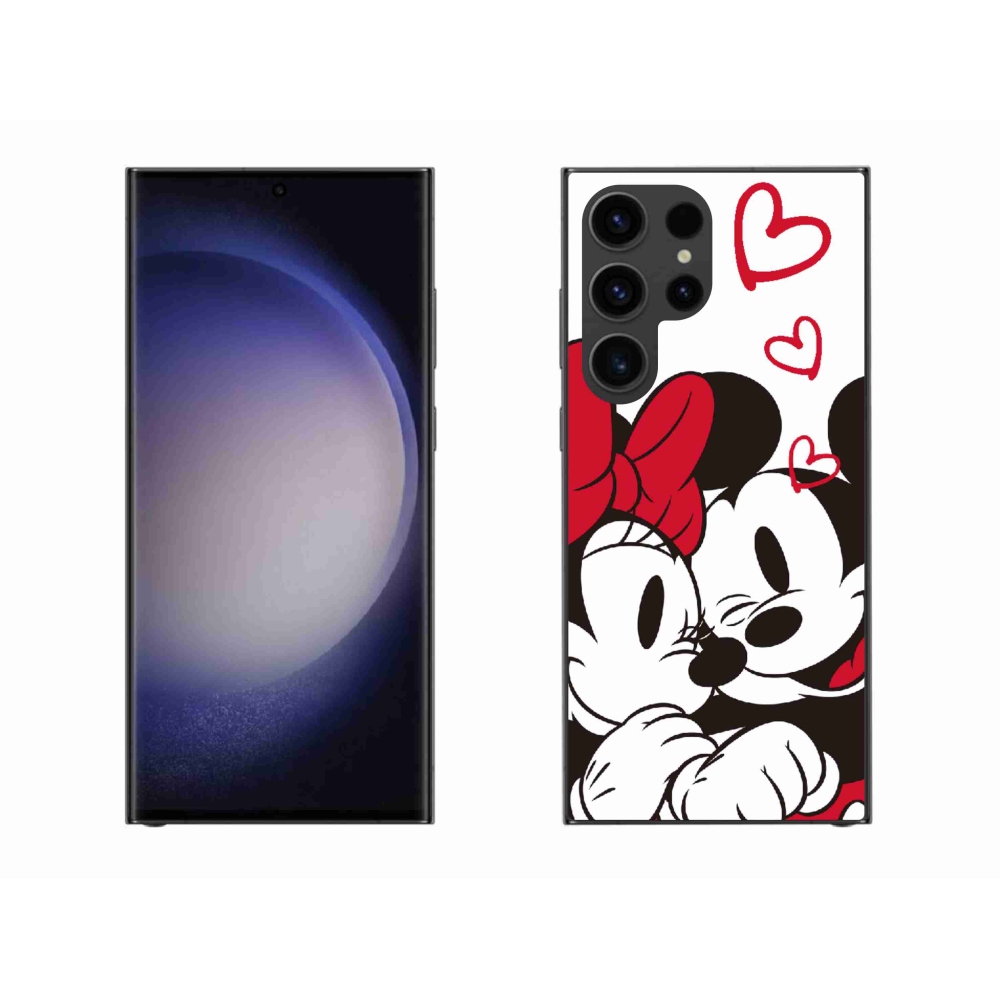 Gél védőhuzat mmCase Samsung Galaxy S23 Ultra 5G - minnie és mickey