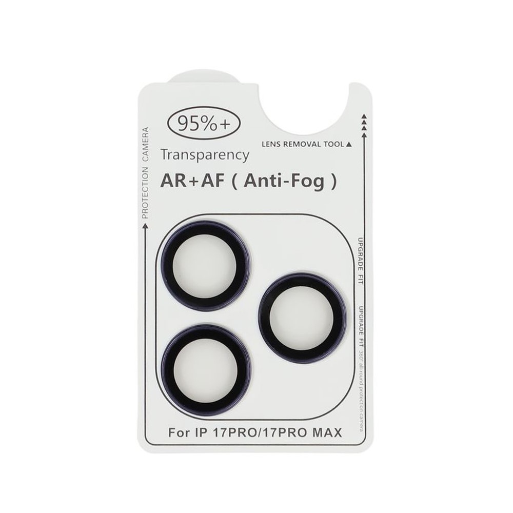 Ultra HD kamera lencseüveg iPhone 17 Pro/17 Pro Max készülékhez (különálló szemüveg) - sötétlila