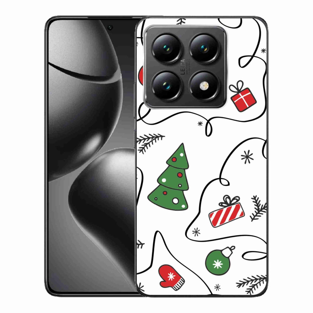 Gél borító mmCase a Xiaomi 14T-hez - karácsonyi motívumok