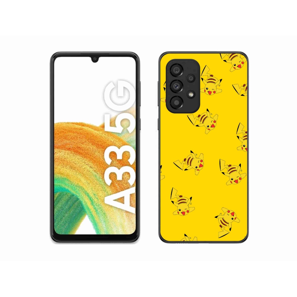 Zselés borítás mmCase Samsung Galaxy A33 5G - pikachu
