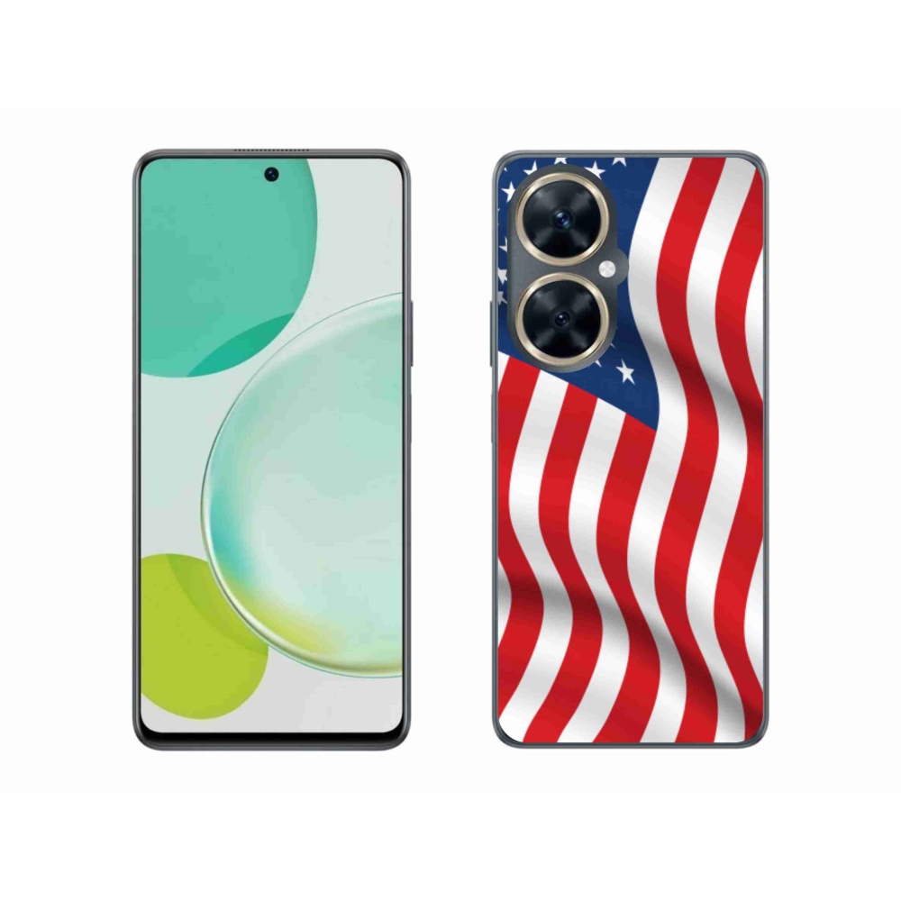 Gél borítás mmCase a Huawei Nova 11i készülékhez - amerikai zászló