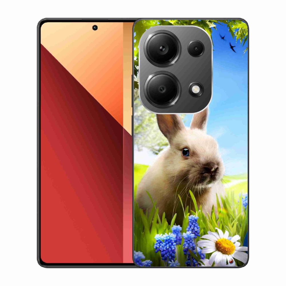 Gél borítás mmCase a Xiaomi Redmi Note 13 Pro 4G/Poco M6 Pro számára - nyuszi