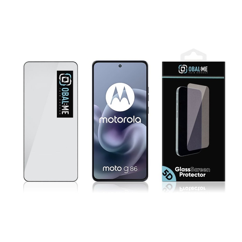 CSOMAG:ME 5D edzett üveg Motorola G86/G86 Power fekete színhez
