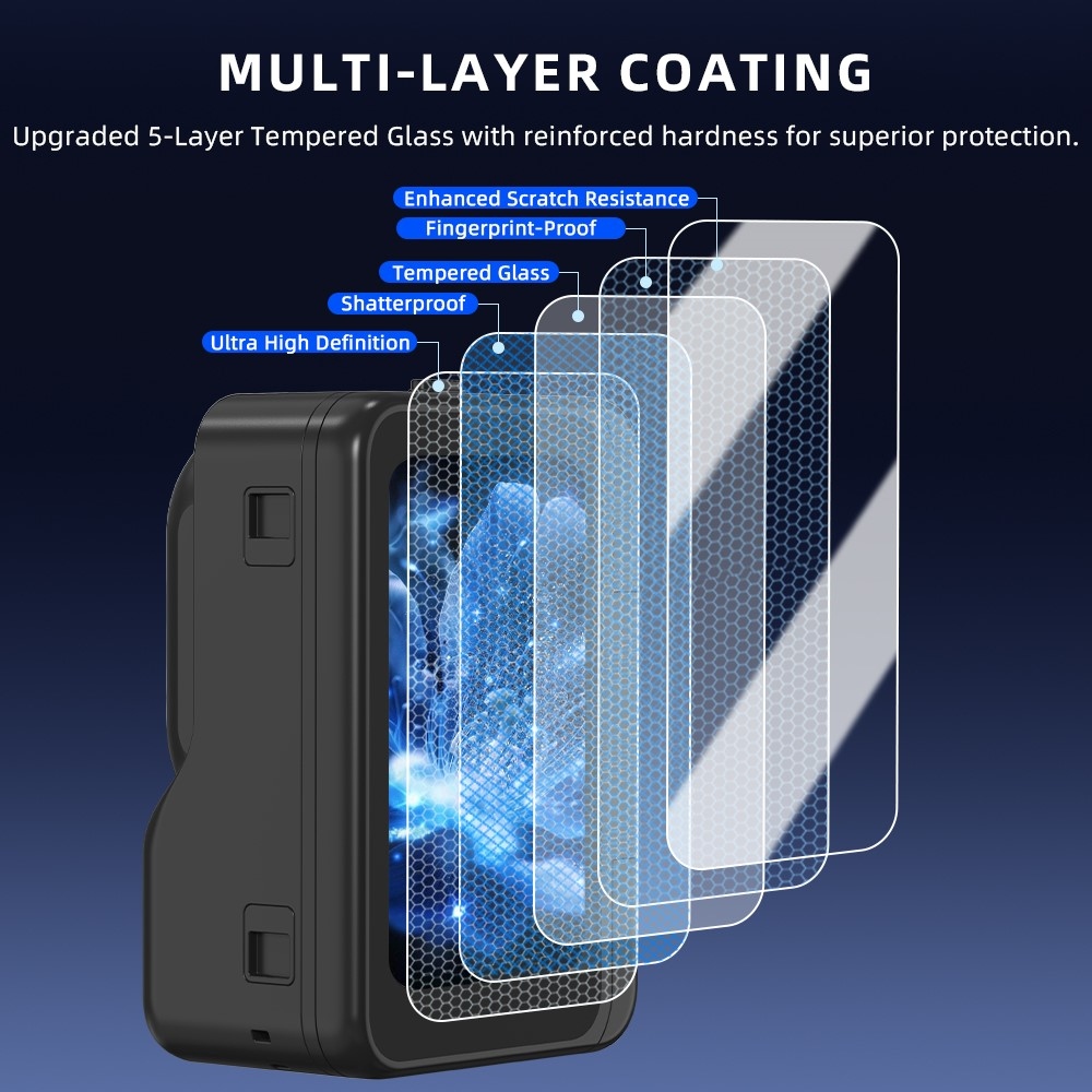 Edzett üveg képernyővédő Insta360 GO Ultra készülékhez 2 db