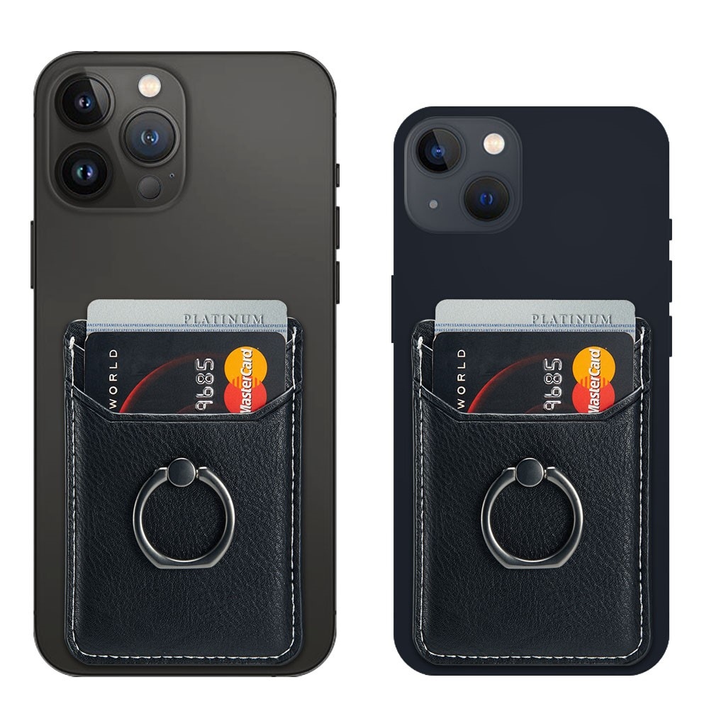 MUXMA öntapadós kártyatartó mobiltelefonhoz - fekete