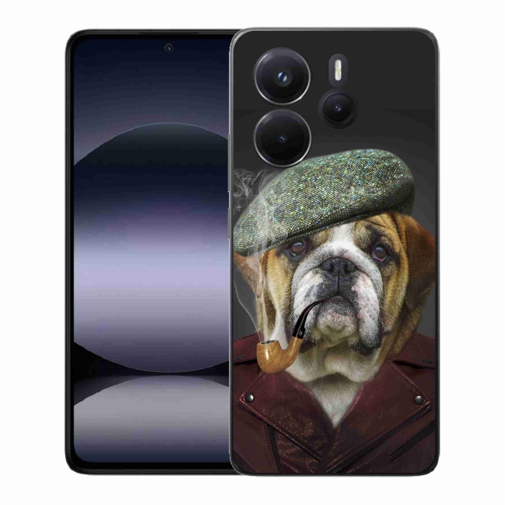 Gél borítás mmCase a Xiaomi Redmi Note 14-hez - kutya csővel