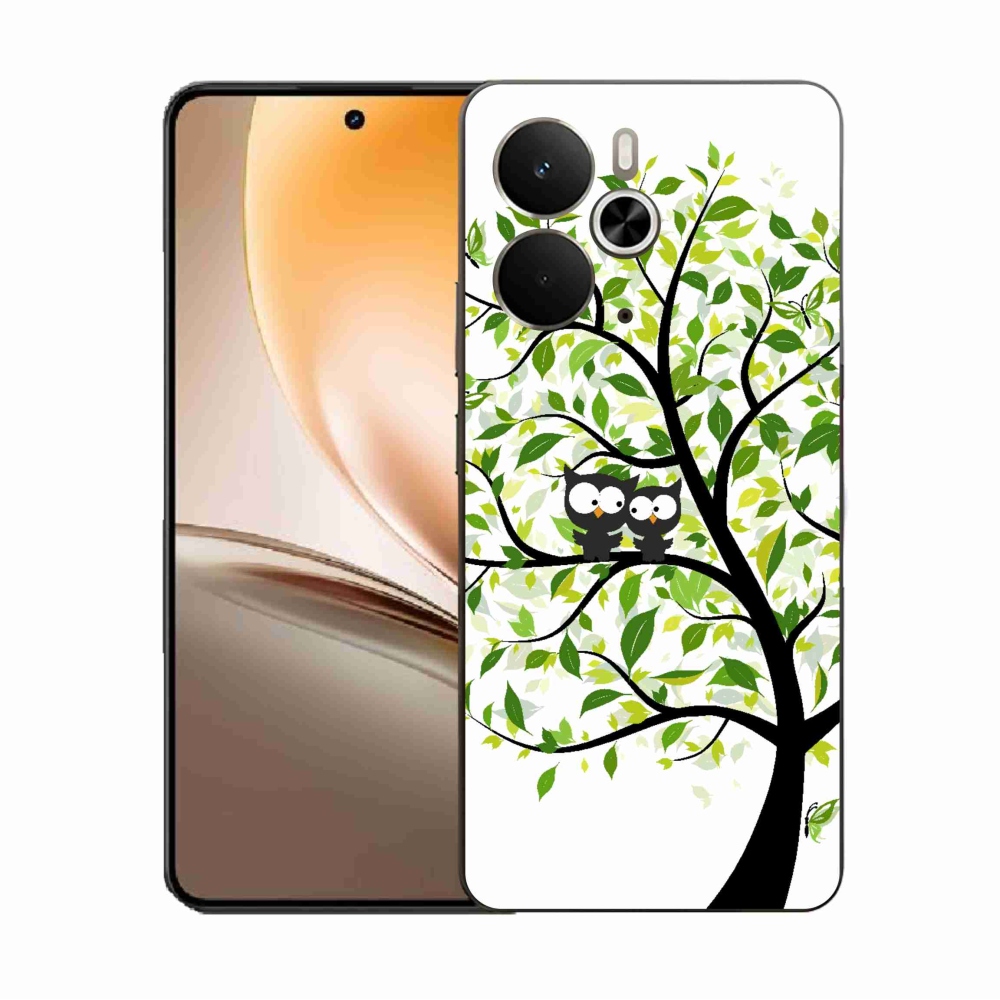 Gél borító mmCase a Realme 14 5G/14T 5G készülékhez - baglyok a fán