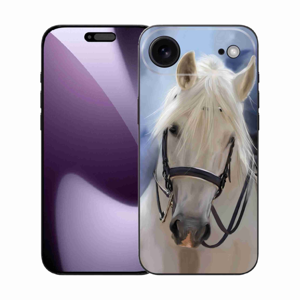 Gél borítás mmCase iPhone 17 Air készülékhez - fehér ló