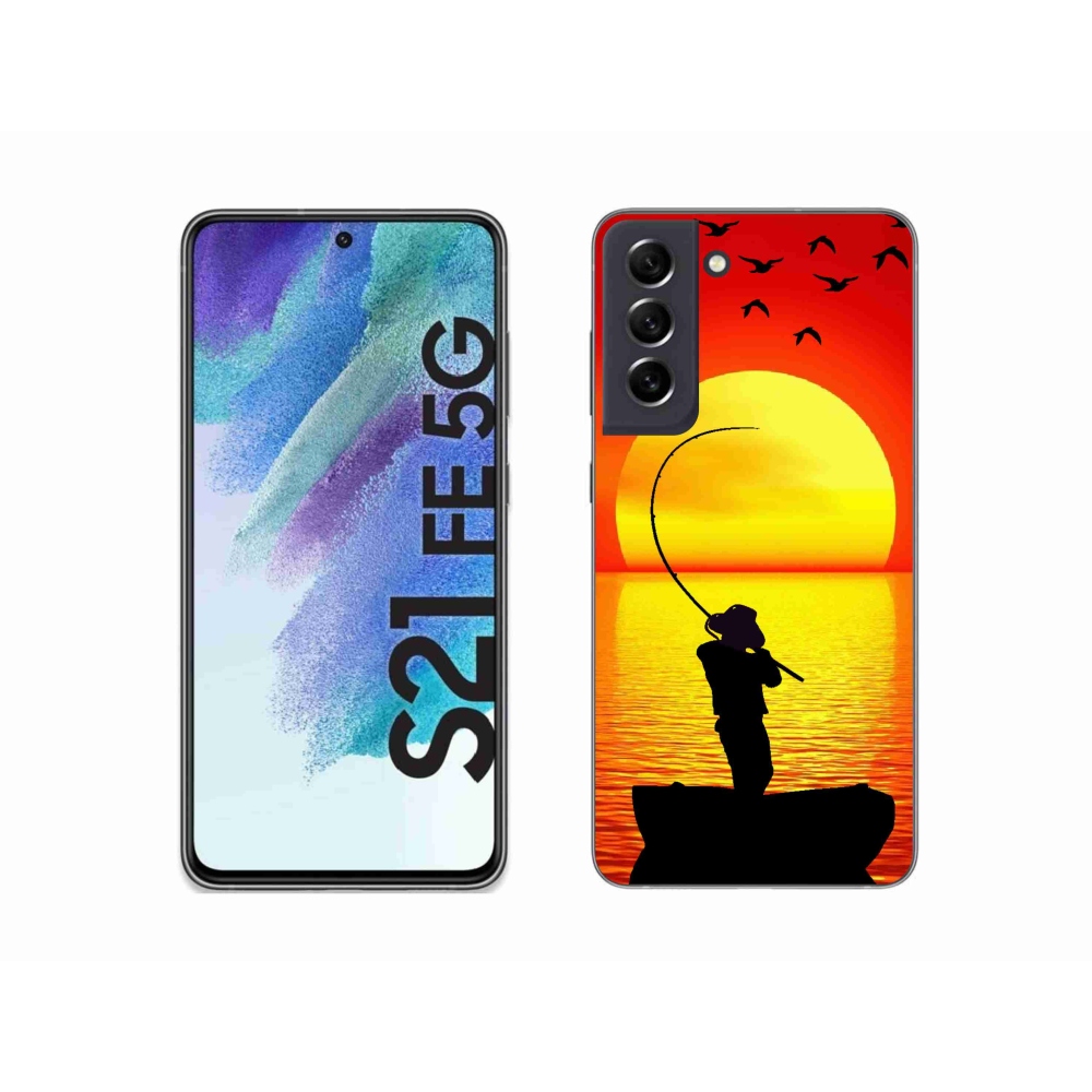 Zselés borítás mmCase Samsung Galaxy S21 FE 5G - horgászat