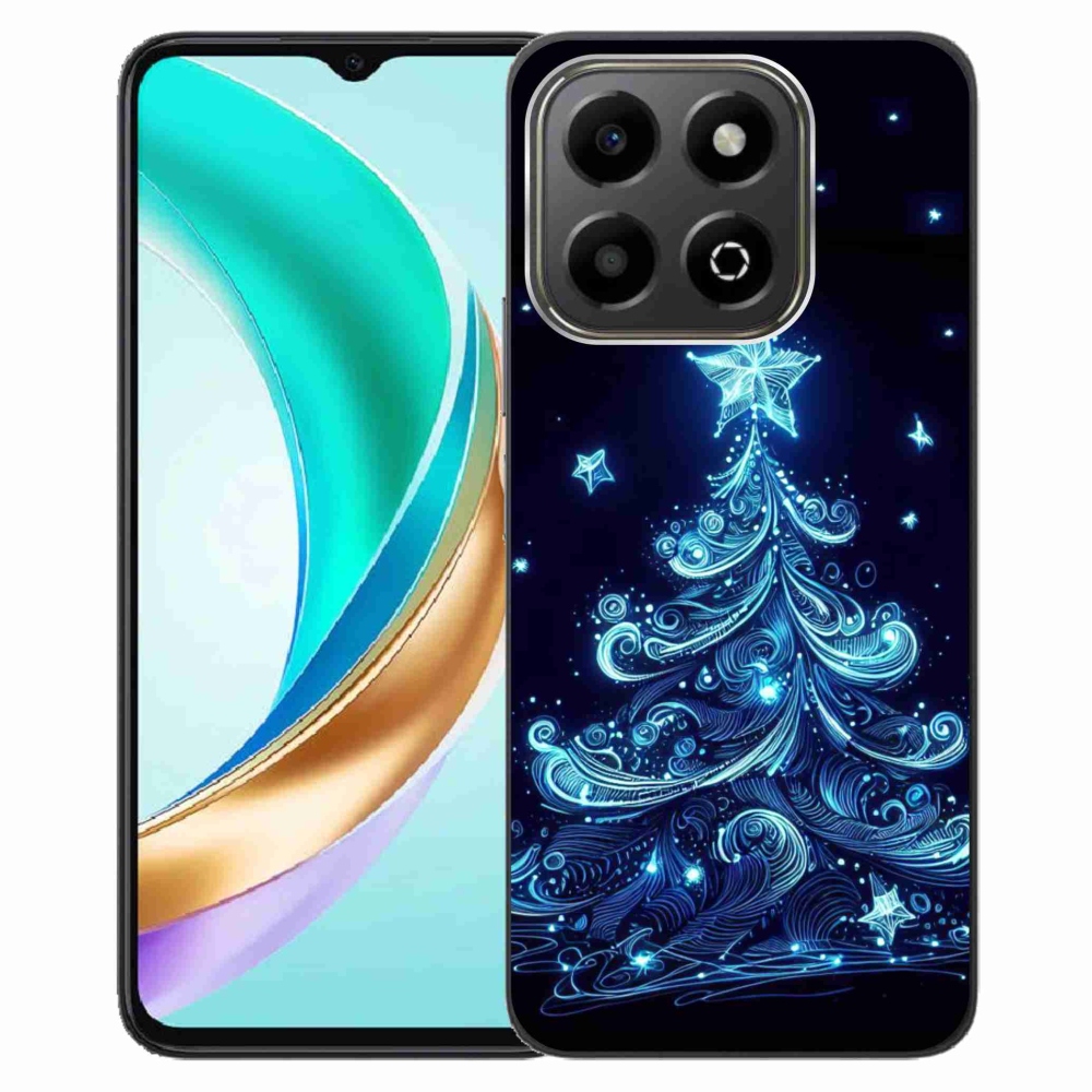 Gél borítás mmCase a Honor X6b számára - neon karácsonyfa 4