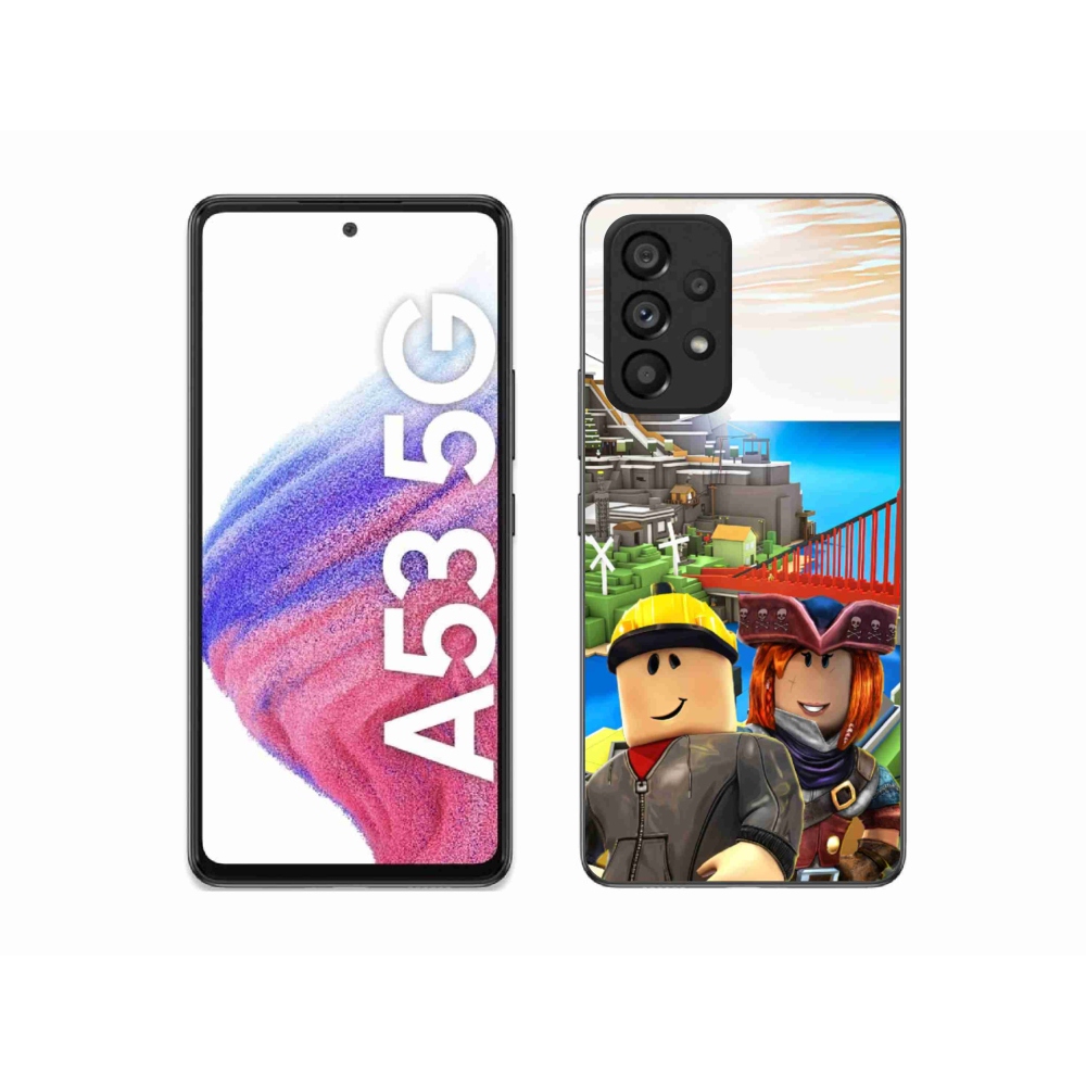 Zselés borítás mmCase Samsung Galaxy A53 5G - roblox 1