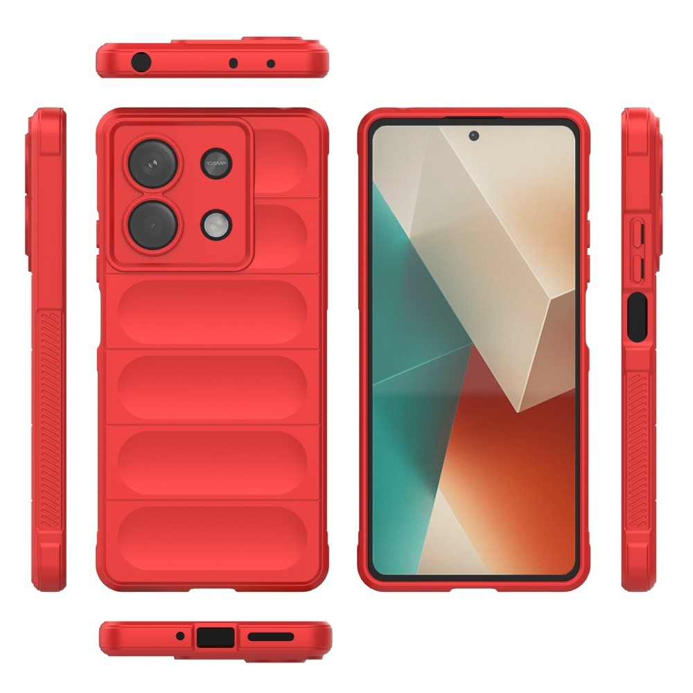 Rugg tartós zselés tok Xiaomi Redmi Note 13 5G - piros