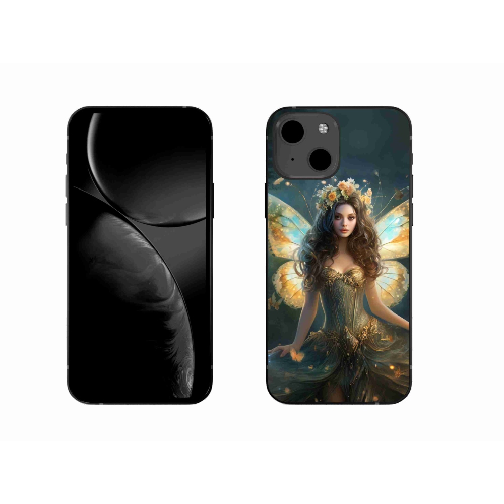 Gél borítás mmCase iPhone 13 6.1 - pillangó nőhöz