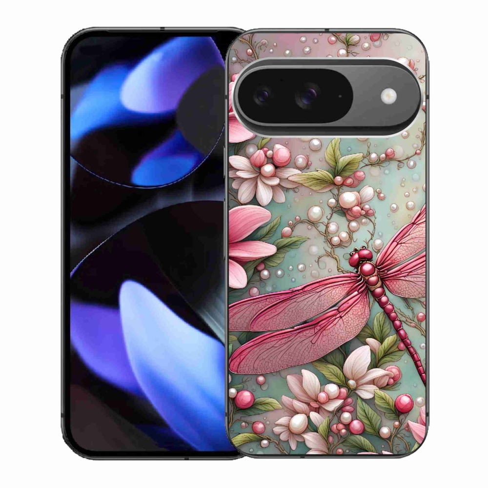 Zselés borítás mmCase a Google Pixel 9/9 Pro számára - szitakötő