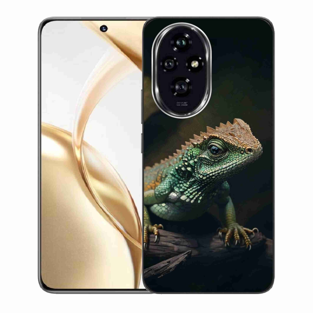 Zselés borítás mmCase a Honor 200 5G készülékhez - gyík