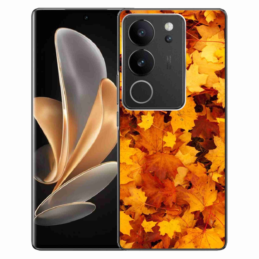 Zselés borítás mmCase a Vivo V29 5G-hez - juharlevelek